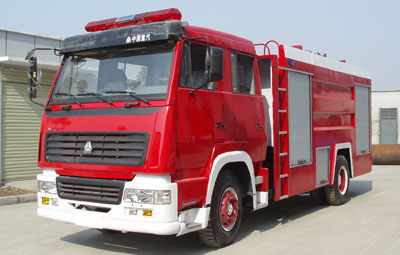 斯太爾單橋水罐/泡沫消防車